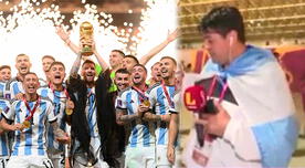 Sergio Ibarra se quedó afónico y lloró en vivo tras ver campeón a Argentina en Qatar 2022