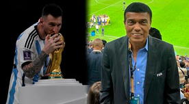 Teófilo Cubillas se emocionó por asistir a la final y ver a Messi campeón del Mundial Qatar 2022