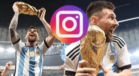 Publicación de Messi alzando la Copa del Mundo rompe récord mundial y argentinos lo celebran
