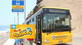 Servicio especial "Playero" del Metropolitano llevará a bañistas a playas de Chorrillos y Barranco