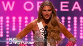 Así fue la presentación de Alessia Rovegno en la preliminar del Miss Universo