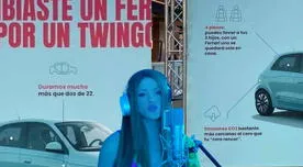 Se viraliza presunto cartel promocional de Twingo que respondería a indirectas de Shakira