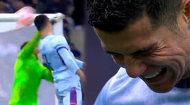 Para no creer: así quedó el rostro de Cristiano Ronaldo tras el puñete que le dio Navas