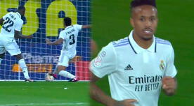 ¿Se viene la remontada? Gol de Militao para el empate de Real Madrid ante Villarreal por 2-2