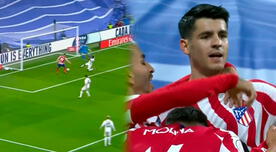 ¡Golpe en el Bernabéu! Golazo de Morata para el 1-0 de Atleti al Real Madrid - VIDEO