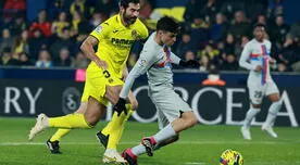 Villarreal cayó por un gol ante Barcelona en la fecha 21 de LaLiga