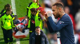 Neymar sufrió terrorífica lesión en el PSG vs. Lille y es retirado en camilla