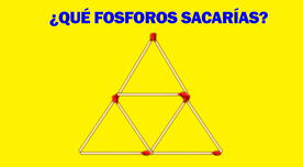 Retira solo dos cerrillos para formar 2 triángulos: acertijo mental que el 98% falló