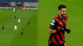 Imperdonable error de Leipzig para el golazo de Manchester City por obra de Mahrez - VIDEO