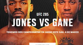 UFC 285: cartelera, hora y dónde ver la pelea Jones vs. Gane