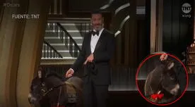 Oscar 2023: Burrita sorprende tras ayudar a Jimmy Kimmel en presentación