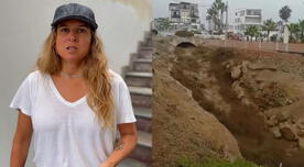 Sofía Mulanovich la pasa terrible en Punta Hermosa: "El peor huaico en la historia"