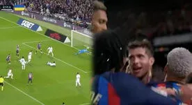 Sergi Roberto y la espléndida definición para el 1-1 del Barcelona ante el Real Madrid - VIDEO
