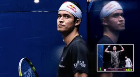 Diego Elías hace historia en squash y será por primera vez número 1 del mundo