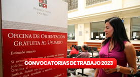Convocatorias de trabajo en Perú: Poder Judicial ofrece empleos de hasta 12 mil soles- LINK