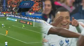 ¡Francia golea! Mbappé recibió gran pase de Kolo Muani y puso el 3-0 sobre Países Bajos