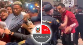 Cancillería del Perú se pronunció tras los incidentes de la selección con la policía de España