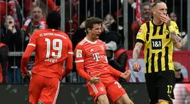 Bayern Múnich goleó 4-2 a Dortmund y es el nuevo líder de la Bundesliga