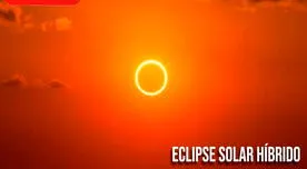 Eclipse solar híbrido de abril: así lució este fenómeno