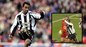 Newcastle recuerda golazo de Nolberto Solano a Arsenal e hinchas le muestran su cariño
