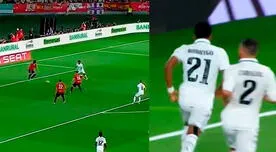 Rodrygo sorprendió a defensas del Osasuna y marcó el 1-0 para Real Madrid en la Copa del Rey