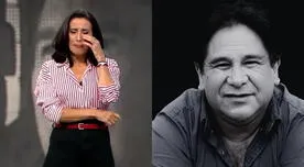 Sol Carreño rompe en llanto al leer adiós a periodista Luis Miranda, exintegrante de 'Cuarto poder'