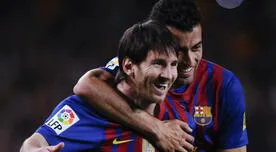Messi envía emocionante dedicatoria a Busquets tras anunciar su salida del Barcelona