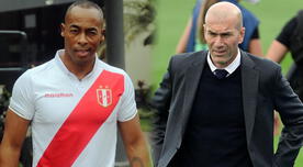 Percy Olivares confesó que Zinedine Zidane se le acercó para pedirle un impactante favor