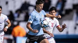 Uruguay venció 1-0 a Túnez y aseguró su clasificación a la siguiente fase del Mundial Sub-20