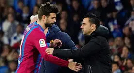 Xavi confesó las consecuencias que sufrió tras pedirle a Piqué que saliera del Barcelona