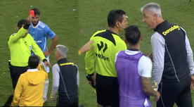 Tiago Nunes terminó furioso tras ser expulsado en el Cristal vs. Cienciano