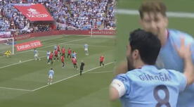 İlkay Gündoğan y la perfecta asistencia de Kevin De Bruyne para el 2-1 del Manchester City