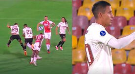 Alex Valera sorprendió tras marcar el 1-0 para Universitario, pero el árbitro se lo anuló