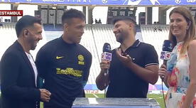 Agüero advirtió a Lautaro antes de la final: "Quiero que te vaya bien, pero yo soy del City"