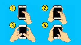 ¿Eres inteligente o fácil de engañar? La forma como sostienes el celular lo revela