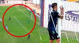 Alejandro Hohberg y el insólito gol que falló en el Cristal vs Alianza Atlético - VIDEO