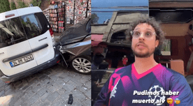 Luisito Comunica sufrió accidente automovilístico en Estambul: "Estuvo rudo, pero estamos vivos"