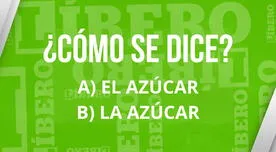 ¿Se escribe el azúcar o la azúcar? Demuestra tu inteligencia con este acertijo visual