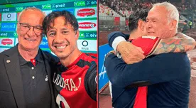 Cagliari revivió el emotivo abrazo entre Lapadula y su DT tras el ascenso a la Serie A