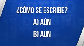 ¿Cómo se escribe el significado de "todavía"? Elige la alternativa correcta en 3 segundos