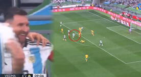 Messi madrugó a Australia con golazo desde fuera del área para Argentina al minuto de juego