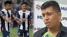 Cruzado señaló que Alianza Lima no compite en Libertadores por bajo nivel de la Liga 1
