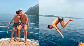 Cristiano Ronaldo y Georgina disfrutan de sus vacaciones en lujoso yate
