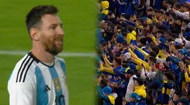 Messi marcó golazo en la despedida de Riquelme y La Bombonera le dio tremenda ovación