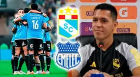Renato Solís reveló que es "casi confirmado" que Cristal enfrentará a Emelec por Sudamericana