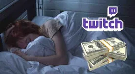 ¿Cuánto dinero puedes ganar durmiendo en Twitch? El monto en dólares te sorprenderá