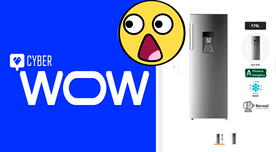 Refrigeradora la rompe en Cyber Wow: cuesta menos de 800 soles y viene con 1 año de garantía