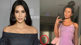 Kim Kardashian quedó horrorizada con su foto frente al espejo: ¿Quién aparece?