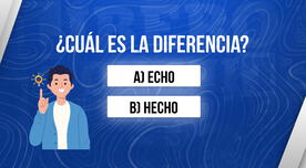 ¿Cuál es la diferencia entre 'Echo' y 'Hecho'? Conoce qué dice la RAE