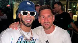 Anuel se luce junto a Messi tras su presentación en Inter Miami y revela su singular deseo